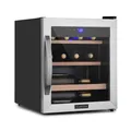 Weinkühlschrank Einbau Getränkekühlschrank 46L mit Glastür 12 Flaschen Touch LED