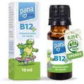 PanaKids Vitamin B12+ Tropfen für Kinder ab 4 Jahren mit Vitamin B12 & B6 – Unterstützung von Energie & Konzentration, 10 ml