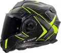 LS2 Klapphelm FF901 Advant X Carbon S Schwarz / Neongelb Future II