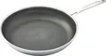 Henssler Edelstahlpfanne 24cm | Antihaftbeschichtung | Induktion | Backofen bis 230°C | Mehrschichtmaterial