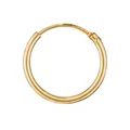 Single (1Stück) Creole 585 echt Gold Ohrring Herren Männer Damen 15mm MF15