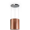 Klarstein - Barett Inselabzugshaube Ø35cm Umluft 558 M3/h Led Aktivkohlefilter