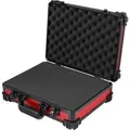 HMF 15502-03 Transportkoffer Rasterschaumstoff Universalkoffer 39 x 29 x 12 cm Rot