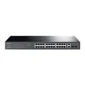 TP-Link TL-SG1428PE 28-Port Gigabit Easy Smart Switch mit 24 PoE+ Ports(2SFP Slots, 250 Watt, geschirmte RJ-45 Ports, einfache Konfiguration, ideal für kleine und mittlere Unternehmen) Schwarz