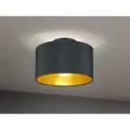 Trio Hostel Deckenleuchte E14 2-fach ⌀30cm Schwarz Matt - Schwarz