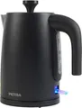 Petra PT5632MBLKVDE Elektrischer Wasserkocher 1,7 l, 3000 W, Schwarz