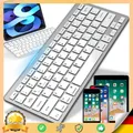 Tastatur Kabellose 2.4GHz Wireless Keyboard Drahtlose Bluetooth PC Laptop Retoo