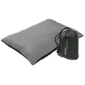 Cocoon synthetisches Reisekopfkissen 33x43cm - STK - charcoal/smoke grey