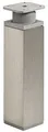Hettich Möbelfuß 4,0 x 15 - 16,5 cm Edelstahl-Optik - 1 Stück