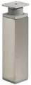Hettich Möbelfuß 4,0 x 15 - 16,5 cm Edelstahl-Optik - 1 Stück