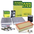 MANN INSPEKTIONSPAKET FÜR CITROEN C3 C4 DS PEUGEOT 2008 208 1.0 1.2 BJ AB 2012