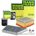 MANN INSPEKTIONSPAKET FÜR PEUGEOT 206 1.4 75 PS BJ 99-00 2.0 HDi 90 PS BJ 04-09
