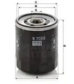 Ölfilter Anschraubfilter W 7058 MANN-FILTER für PEUGEOT CITROËN SUZUKI FIAT DS