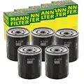 5x MANN-FILTER W 7058 ÖLFILTER MIT EINEM RÜCKLAUFSPERRVENTIL ANSCHRAUBFILTER