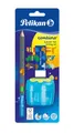 Pelikan Schreib-Set combino®, Schreiblernbleistift, Radierer, Anspitzer, farbig