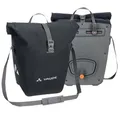 VAUDE Fahrrad Hinterradtasche Aqua Back Deluxe, 2er Set, 48 Liter, wasserdicht verschweißt, Made in Germany, phantom black, Einheitsgröße