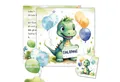 TOBJA Einladungskarten XXL Dino 10 Einladungskarten für Kindergeburtstage, Kindergeburtstag Junge Geburtstag Einladung Kinder