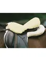 Engel Reitsport | Sattelsitzbezug Sattelauflage echtes Merino Lammfell SABEZ1-M-MOC für englische Reitsattel Mocca braun Größe M