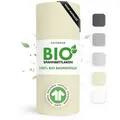 Jacobson Spannbettlaken BIO, Jersey Spannbetttuch, Bettlaken 160 g/m2, 100% BIO-Baumwolle, Gummizug: rundum, GOTS zertifiziert beige 160 cm x 200 cm