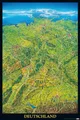Close Up Deutschland Poster - Geographische Panorama-Karte der Bundesrepublik Deutschland - 61 x 91,5 cm