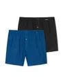 Schiesser Herren 2 Pack Boxershorts Baumwolle Jersey weich Multipack - Jerseyboxer, Sortiert 1_180931, 5/ M