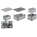 "keeeper Aufbewahrungsbox \"robert\", 20 Liter, nordic-grey"