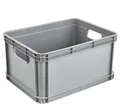 KEEEPER Transportbox Robert Nordic grau, 20 Ltr, 40x30x22cm, Tragkraft bis 30 Kg
