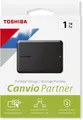 TOSHIBA Canvio Partner 1TB Portable 2.5'' Externe Festplatte, USB 3.2, Mac & Win
