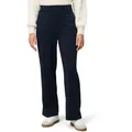 Zero Stoffhose Damen mit elastischem Bund 28 Inch Plain/ohne Details blau 40