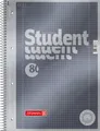 BRUNNEN Collegeblock Collegeblock Student Premium A4 kariert mit Randlinie innen und außen