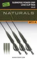 FOX Edges Naturals Submerge Power Grip Lead Clip Rigs 30 lb