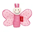sigikid Rassel & Greiflinge Baby Activity Spielzeug Knistertuch Rassel Plüsch-Schmetterling Stofftier - Geschenk für Babys ab 3 Monaten