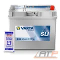 VARTA AUTOBATTERIE 12V 45Ah STARTERBATTERIE 330A B32 + 10g BATTERIE-POL-FETT