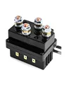 QWORK Solenoid Relay, 12V 500A Winch Relay Solenoid Replacement Contactor for 8000-15000lb ATV UT Winch Control