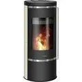 Pelletofen Oranier Carus 2.0, Kalkstein Cream / Stahl schwarz, 6 kW - 7964 87