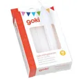 goki Geburtstagskerze Geburtstagskerzen, 10 cm Ø 1,3 cm, Dekoration, Tischdeko (10-tlg), Birthday Candle für Geburtstagszüge geeignet