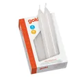 goki 15051 Geburtstagskerzen, 10 cm Ø 1,3 cm, weiß (10er Pack)