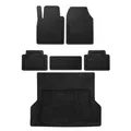 Fußmatten & Kofferraumwanne Set für Volvo XC60 Antirutsch Gummi Schwarz