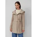 s.Oliver Funktionsmantel Outdoor-Mantel Wollmix-Mantel im Slim Fit mit Gürtel beige XXXL (46)