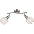 Elliott Led Strahler Metall Nickel Matt, 2X E14 Led