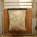 Heunetz mit Füllhilfe, 83 x 83 cm, Maschenweite 3 x 3 cm, Pferde Futtersparnetz