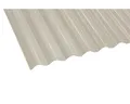 PVC Wellplatte Sinus 76/18 bronce 2000 mm x 900 mm x 1,1 mm