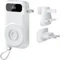 Vention 5-in-1 10000mAh Travel Power Bank 22.5W Weiße LED-Anzeige Typ
