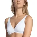 Calida BH Natural Comfort Soft Bra Weiß Baumwolle A 85 Damen