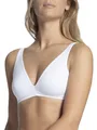 CALIDA Natural Comfort Soft-BH, triangelform Damen, verstellbare Träger, bügellos, aus hochwertiger Baumwolle