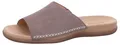 Gabor 03-705 Schuhe Damen Pantoletten Nubuk, Schuhgröße:38, Farbe:Grau