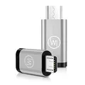 Wicked Chili MicroUSB auf USB C OTG (On-The-Go) Adapter - Kompatibel mit Huawei EnVizion 360 und USB-C Kameras - 2er Set