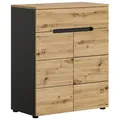 Schuhschrank Canu ca.80x94x37cm Eiche Dekor,Grau