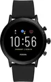 Fossil The Carlyle HR 44 mm schwarz am Silikonarmband schwarz [Wi-Fi, 5. Generat