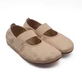 Pololo Damen Barfuß Ballerina Kaya aus natürlich gegerbtem Leder